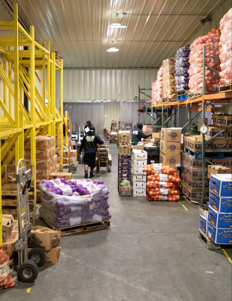 food supply company loading deliveries Charleston